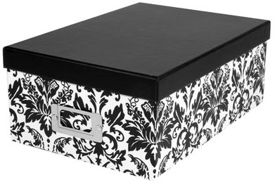 Damask photo storage box