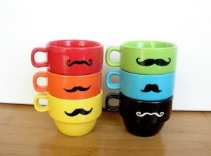 Mustache Mugs
