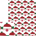 Santa wrapping paper