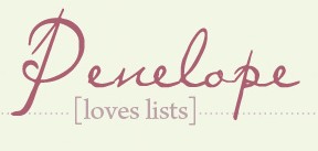 Penelope Loves Lists