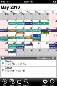iPhone Calendaring App